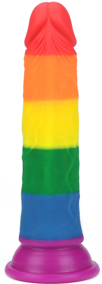 Фото Lovetoy, Китай Радужный фаллоимитатор Prider Dildo 19 см