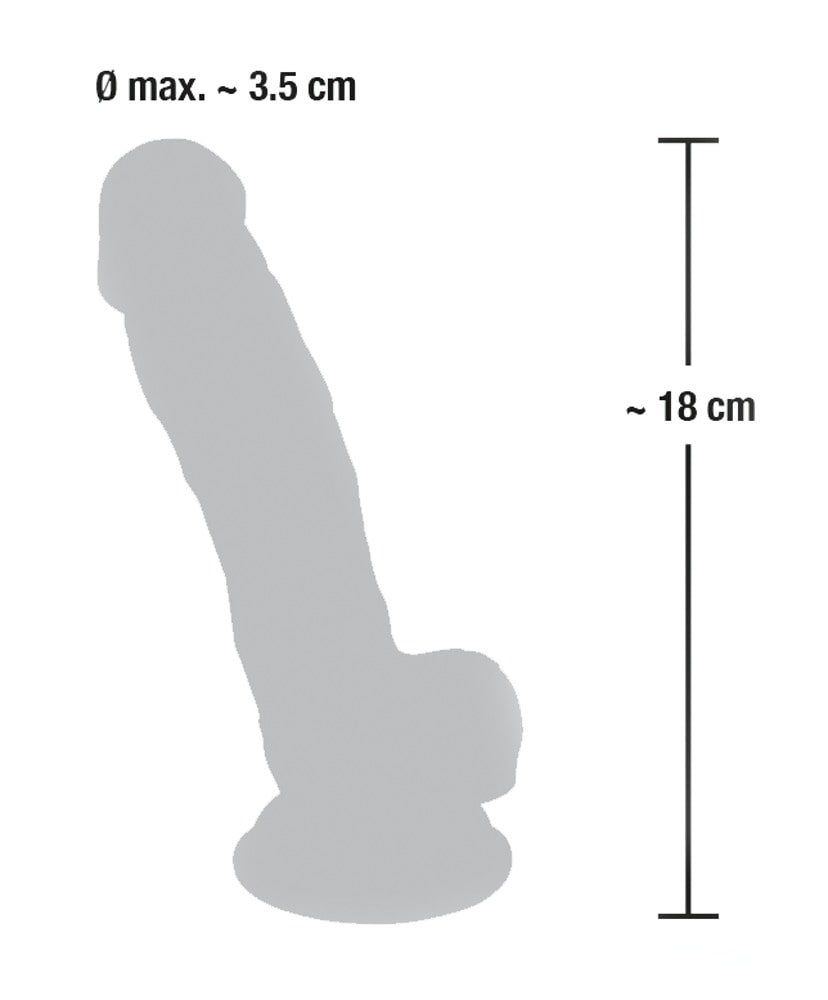 Изображение Orion, Германия Фаллоимитатор реалистик Medical Silicone Dildo 18 см
