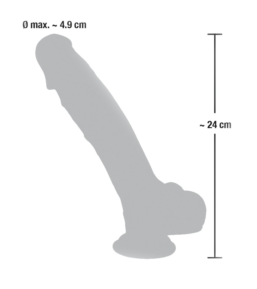 Изображение Orion, Германия Фаллоимитатор реалистик Medical Silicone Dildo 24 см