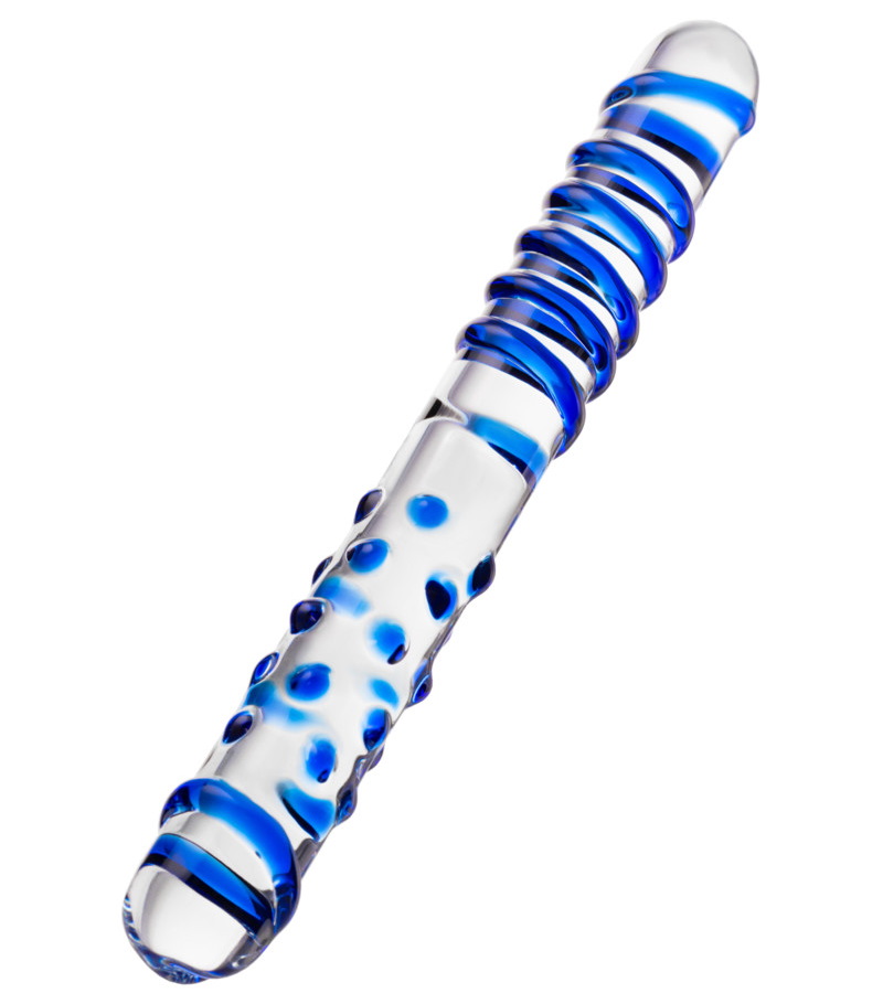 Изображение Sexus Glass Двусторонний фаллоимитатор Sexus Glass, стекло