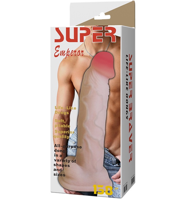 Фото Baile, Китай Фаллоимитатор с хребтом Super Braver 34 см