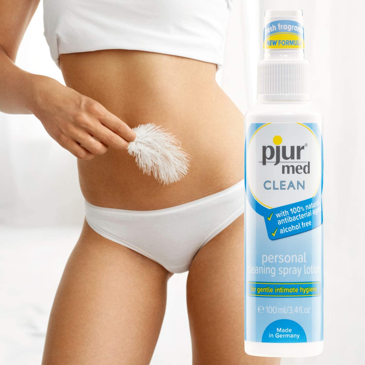 PJUR, Германия Интимный очищающий спрей для тела и игрушек Pjur Med Clean Spray 100 мл — купить в Минске Фото PJUR, Германия Интимный очищающий спрей для тела и игрушек Pjur Med Clean Spray 100 мл