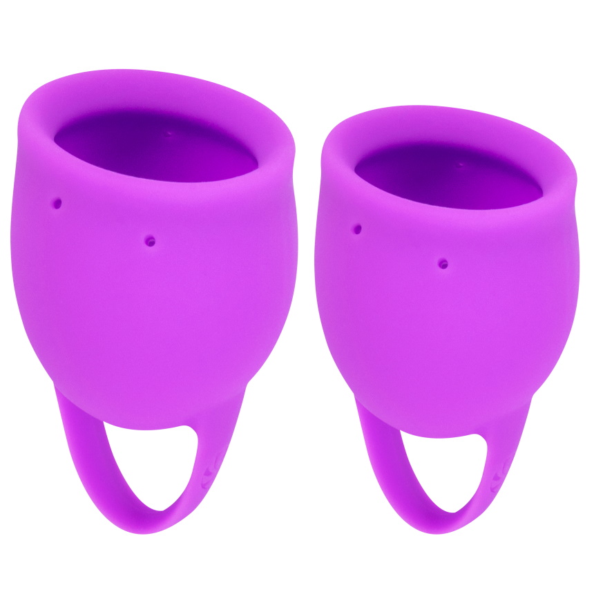 Фото Lola Toys, Россия Набор менструальных чаш Natural Wellness Tulip Pink