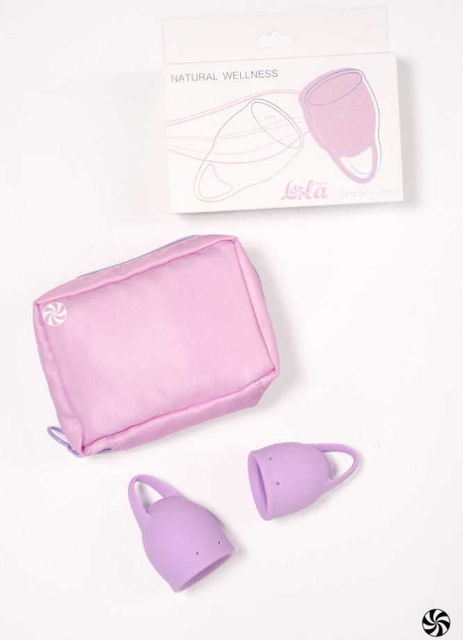 Изображение Lola Toys, Россия Набор менструальных чаш Natural Wellness Orchid Lavander