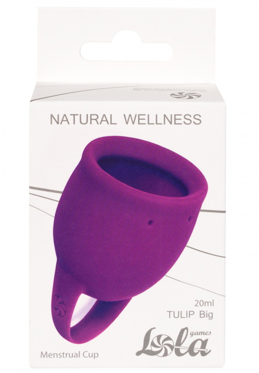 Изображение Lola Toys, Россия Менструальная чаша Natural Wellness Wellnes Tulip Pink 20 мл