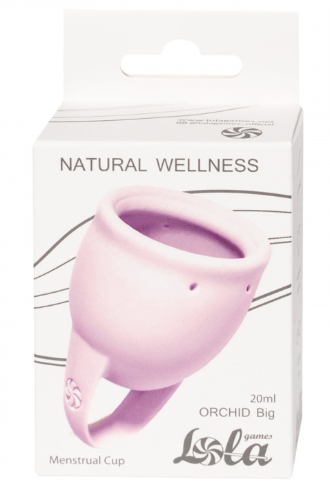 Фото Lola Toys, Россия Менструальная чаша Natural Wellness Orchid Lavander 20 мл