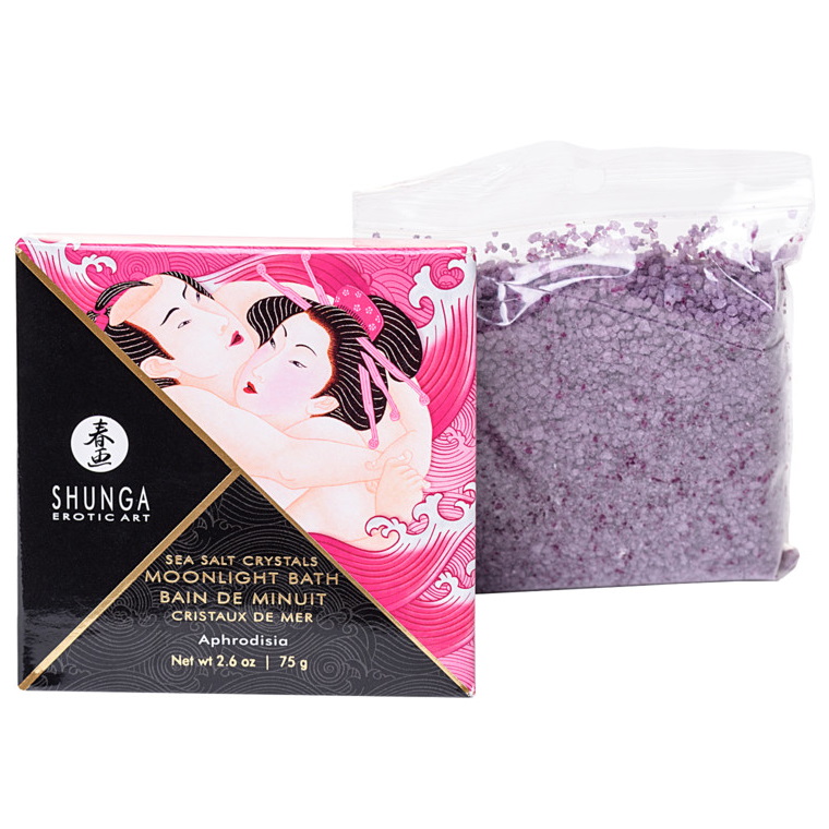 Shunga, Канада Соль мёртвого моря Shunga Moonlight Bath Aphrodisia с цветочным ароматом 75 гр — купить в Минске Фото Shunga, Канада Соль мёртвого моря Shunga Moonlight Bath Aphrodisia с цветочным ароматом 75 гр