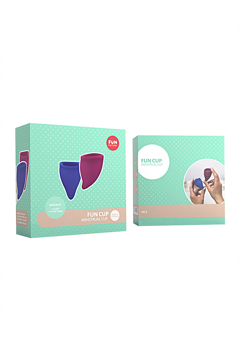 Fun Factory, Германия Менструальные чаши Fun Factory Fun Cup набор B — купить в Минске Изображение Fun Factory, Германия Менструальные чаши Fun Factory Fun Cup набор B