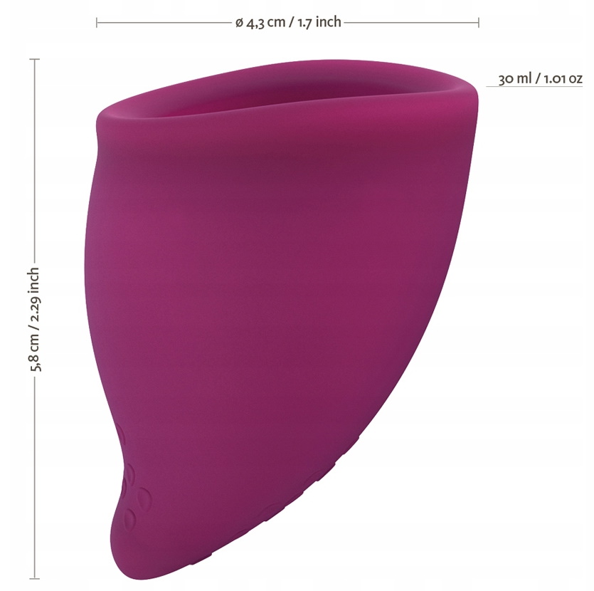 Fun Factory, Германия Менструальная чаша Fun Factory Fun Cup Size B 30 мл — купить в Минске Изображение Fun Factory, Германия Менструальная чаша Fun Factory Fun Cup Size B 30 мл
