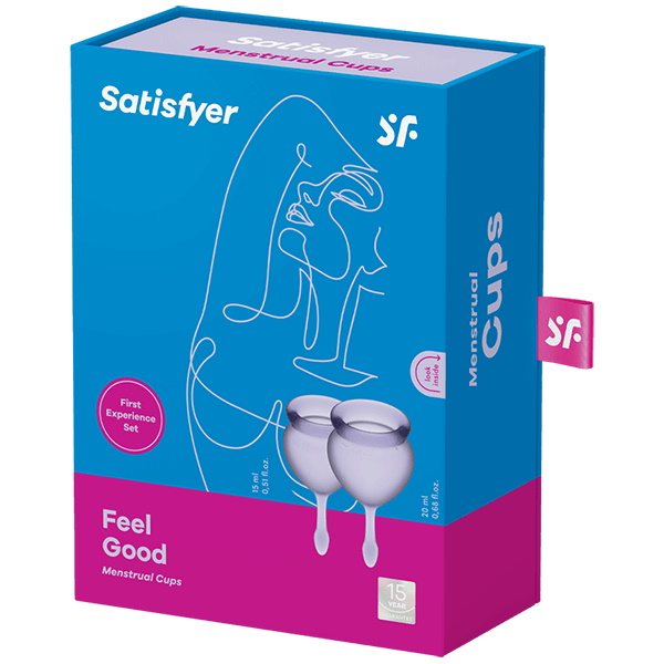Изображение Satisfyer, Германия Набор менструальных чаш Satisfyer Feel Good, лиловый