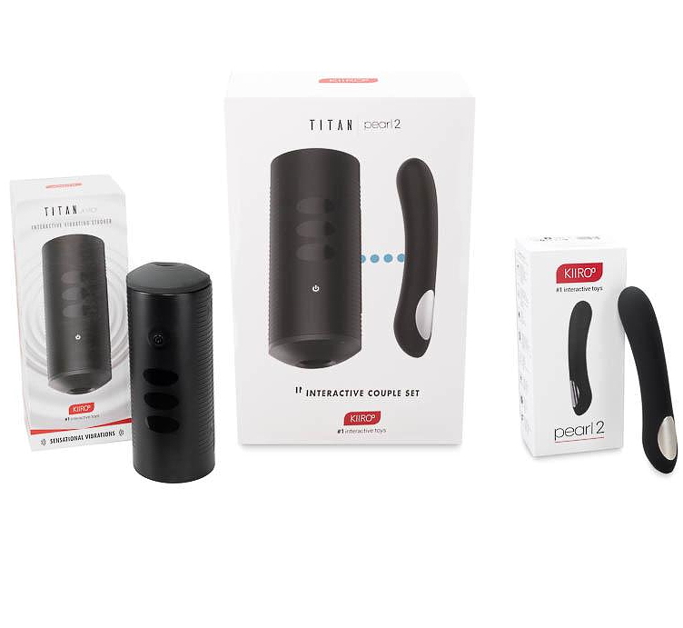 Kiiroo, Нидерланды Набор для секса на расстоянии Kiiroo (Мастурбатор Titan и Вибратор Pearl 2) черный — купить в Минске Фото Kiiroo, Нидерланды Набор для секса на расстоянии Kiiroo (Мастурбатор Titan и Вибратор Pearl 2) черный