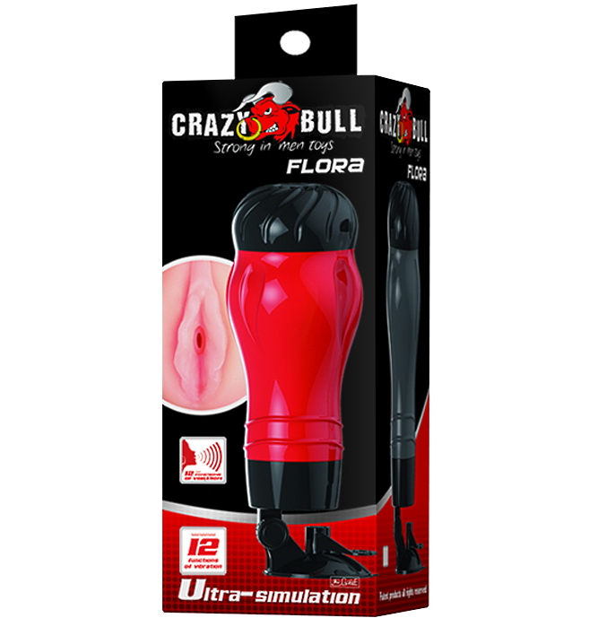 Фото Baile, Китай Мастурбатор вагина на присоске с вибрацией и звуком Crazy Bull Maurice