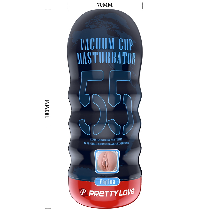 Фото Pretty Love, Китай Мастурбатор-вагина в колбе Pretty Love Vacuum Cup
