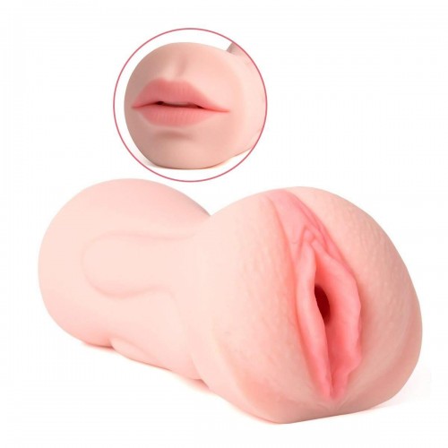 Фото Nlonely, Китай Мастурбатор 2 в 1 Vagina-Oral sex with teeth