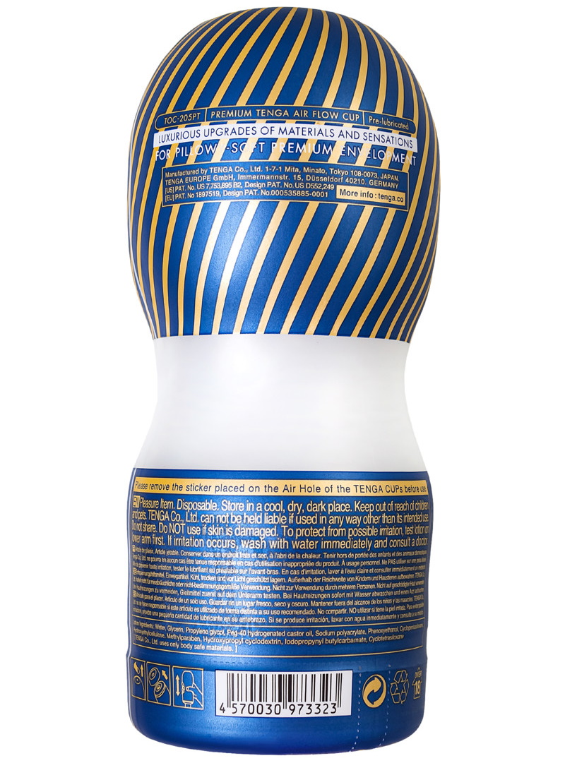 Tenga, Япония Мастурбатор Tenga Premium Air Flow Cup — купить в Минске Изображение Tenga, Япония Мастурбатор Tenga Premium Air Flow Cup