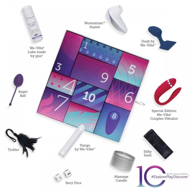 Изображение We-Vibe, Канада Набор We-Vibe Discover Gift Box, 10 предметов