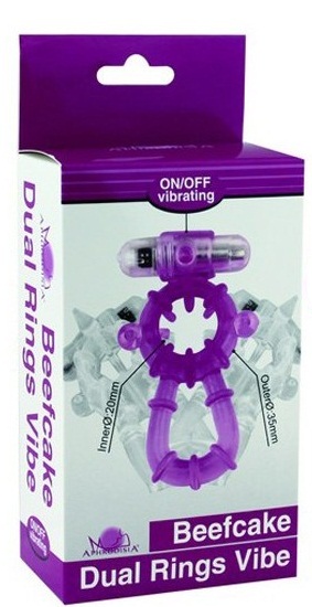 Изображение Lovetoy, Китай Виброкольцо розовое Beefcake Dual Rings Vibe