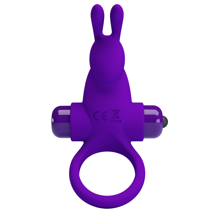 Фото Pretty Love, Китай Эрекционное виброкольцо Pretty Love Vibrant Penis Ring I с клиторальным стимулятором фиолетовое