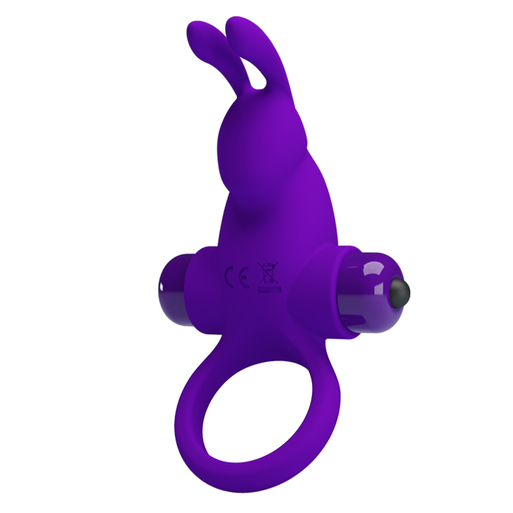 Фото Pretty Love, Китай Эрекционное виброкольцо Pretty Love Vibrant Penis Ring I с клиторальным стимулятором фиолетовое