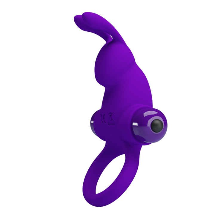 Фото Pretty Love, Китай Эрекционное виброкольцо Pretty Love Vibrant Penis Ring I с клиторальным стимулятором фиолетовое