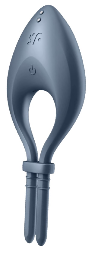 Фото Satisfyer, Германия Эрекционное смарт-кольцо Satisfyer Bullseye серое
