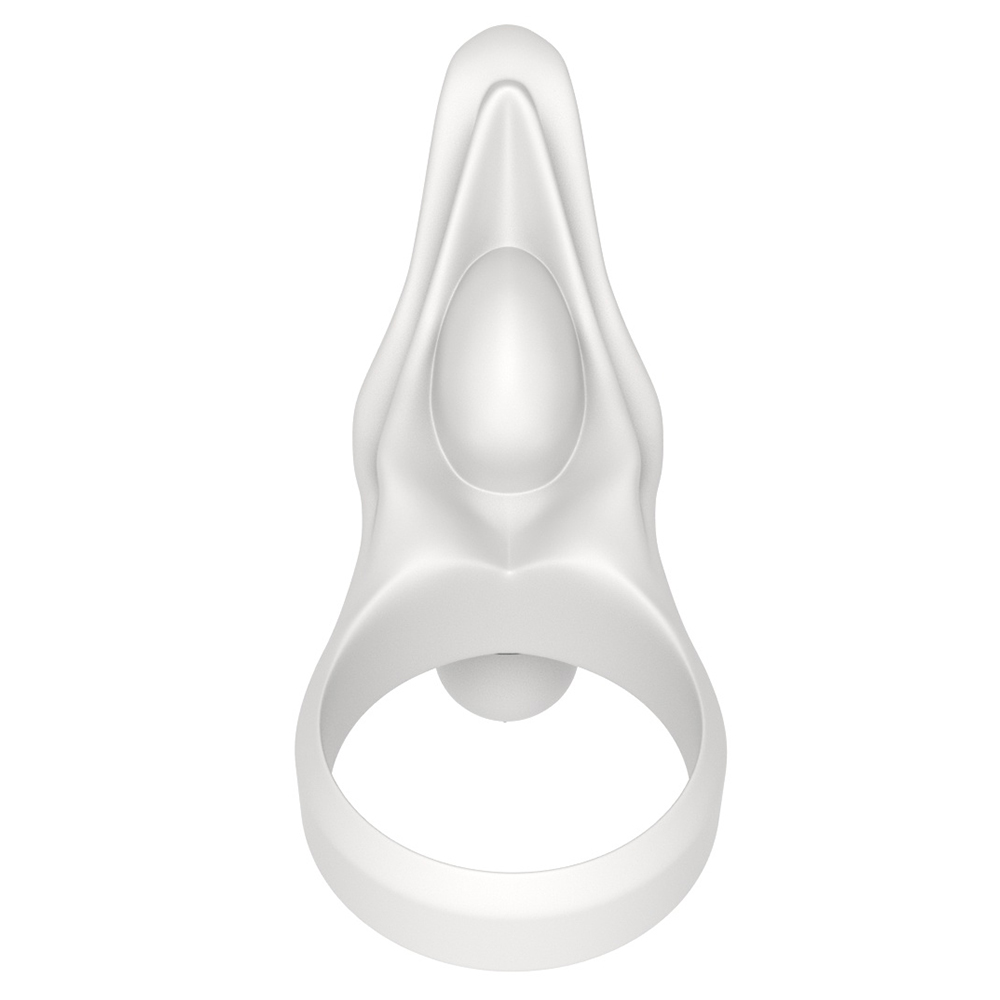 Изображение Lovetoy, Китай Виброкольцо Power Clit Silicone Cockring белое
