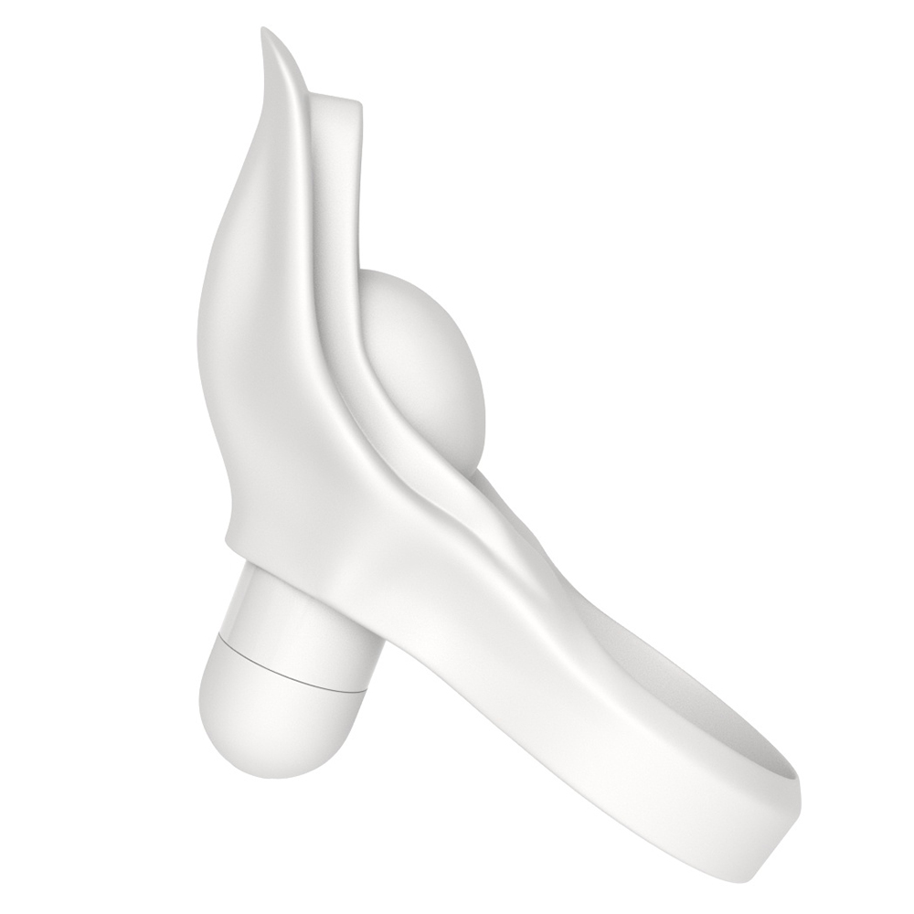 Изображение Lovetoy, Китай Виброкольцо Power Clit Silicone Cockring белое