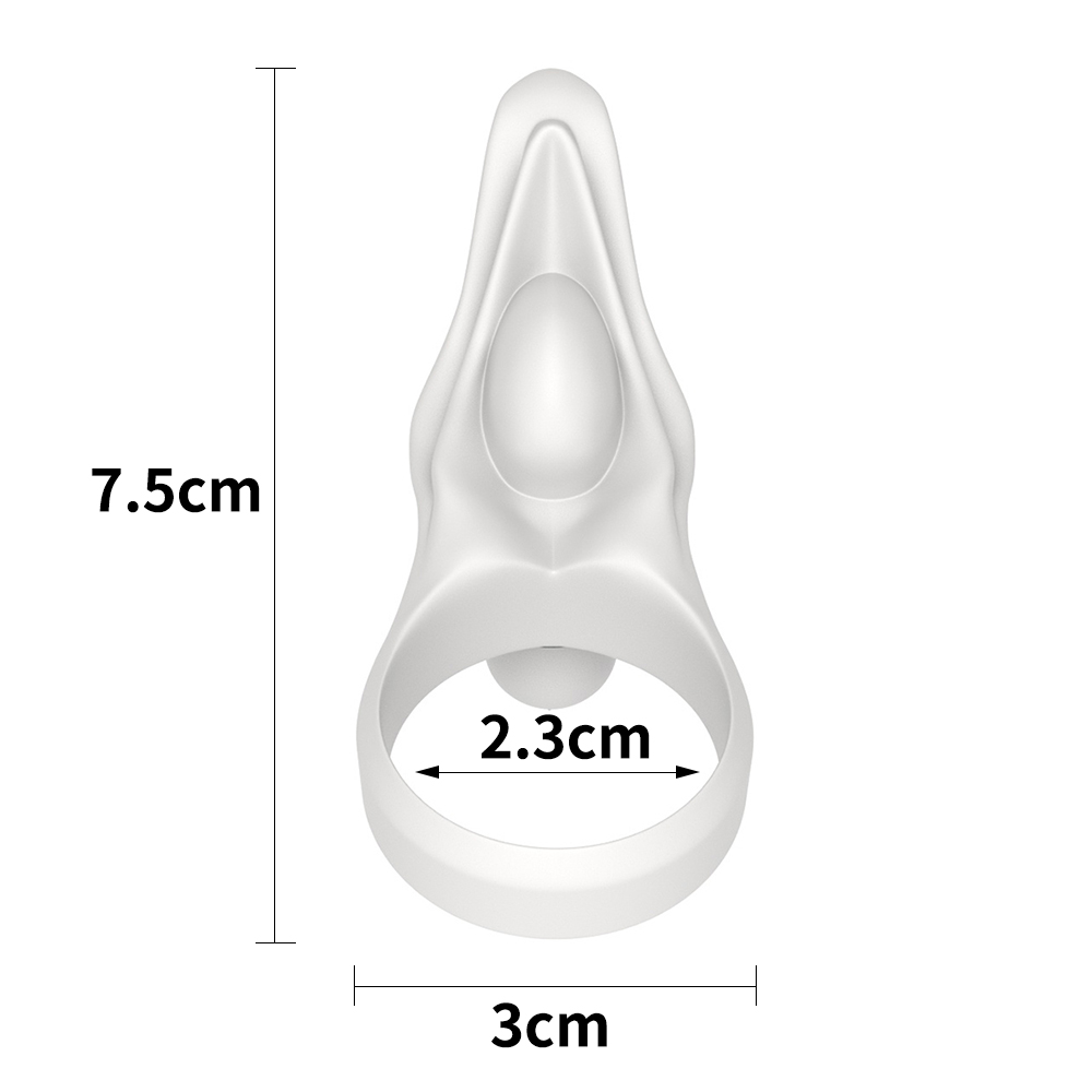 Изображение Lovetoy, Китай Виброкольцо Power Clit Silicone Cockring белое