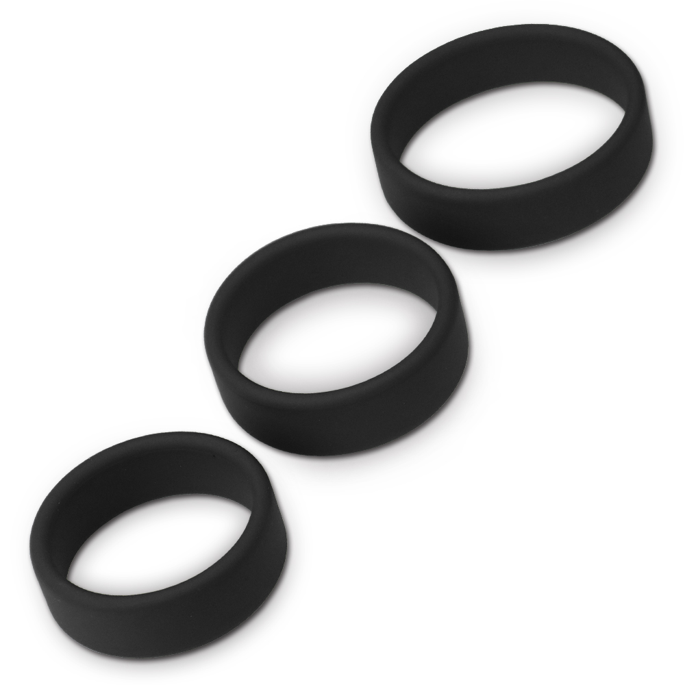 Фото Lovetoy, Китай Набор из 3 плоских эрекционных колец Power Plus Soft Silicone Pro Ring