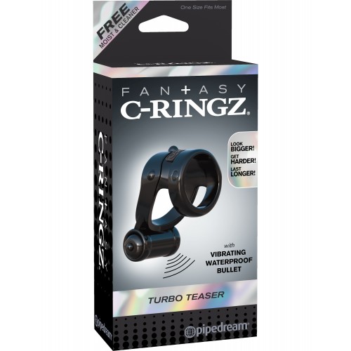 Фото PipeDream, США Двойное эрекционное кольцо с вибрацией Fantasy C-Ringz Turbo Teazer