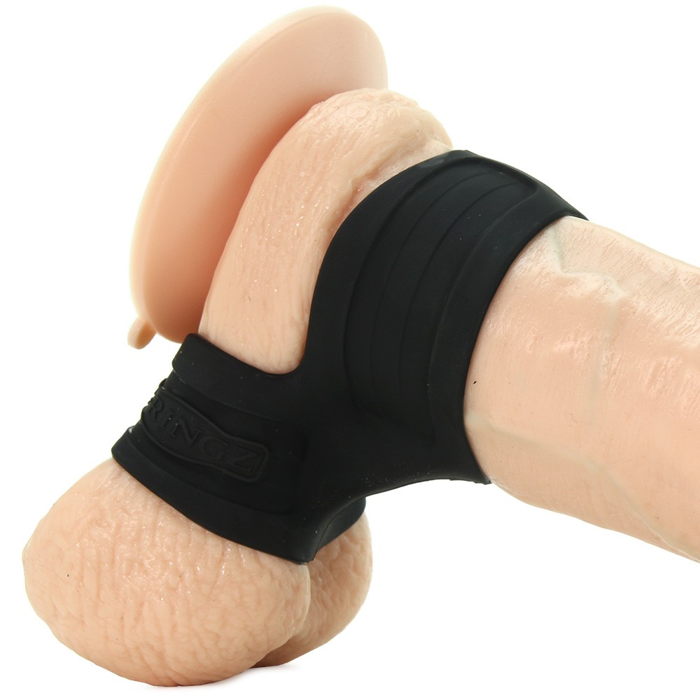 Изображение PipeDream, США Кольцо на пенис и утяжка на мошонку Fantasy C-Ringz Mr. Big Cock Ring and Ball Stretcher