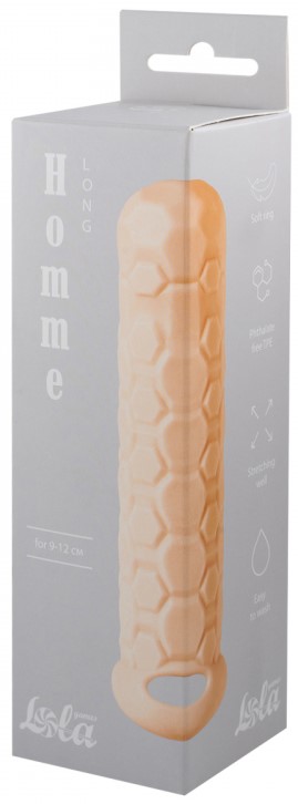 Фото Lola Toys, Россия Фаллоудлинитель с кольцом Homme Flesh Long + 3 см