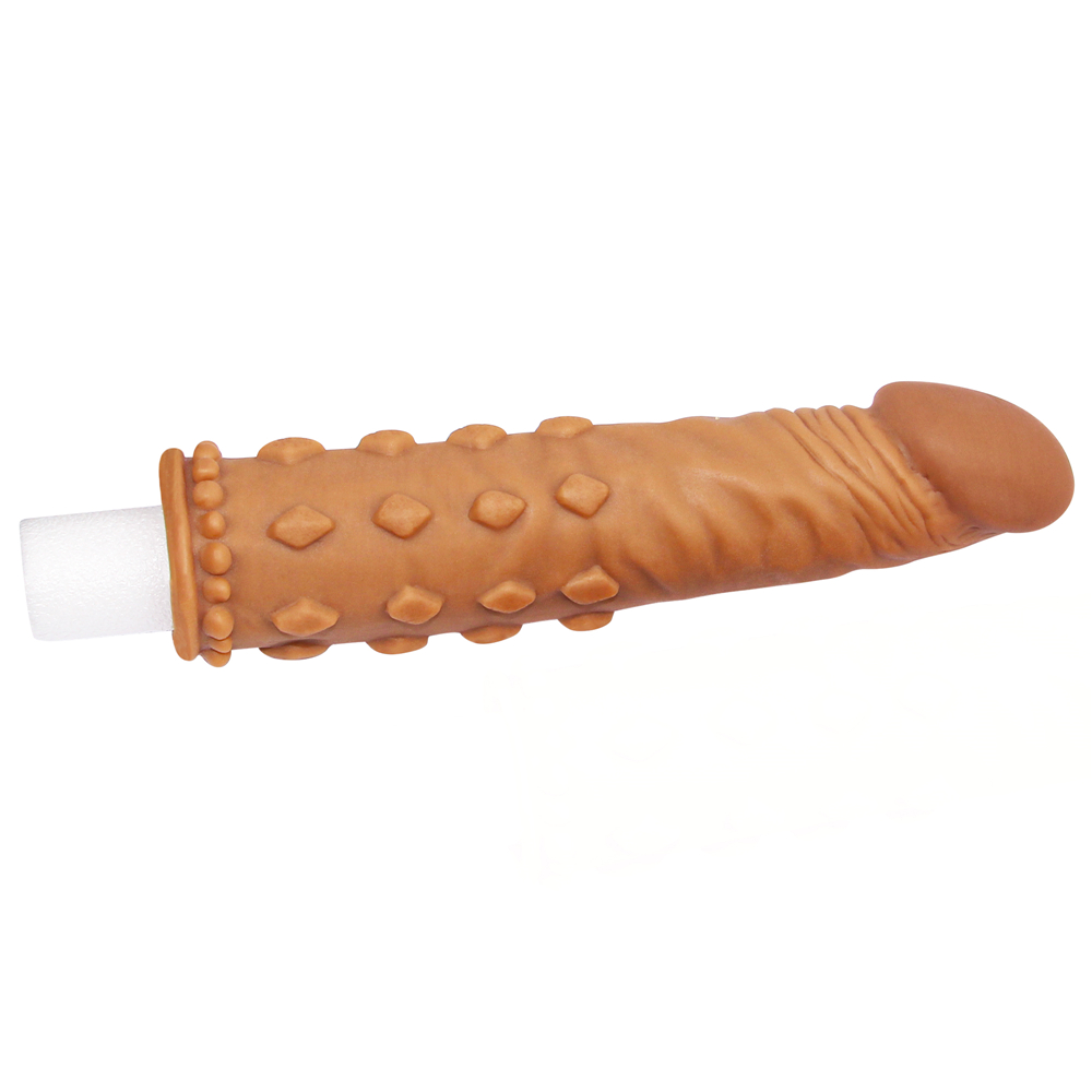 Изображение Lovetoy, Китай Удлиняющая насадка на пенис X-Tender Penis Sleeve мулат + 5 см