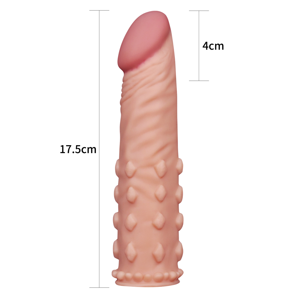 Фото Lovetoy, Китай Удлиняющая насадка на пенис X-Tender Penis Sleeve телесная + 5 см