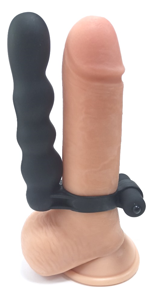 Фото PipeDream, США Вибро-кольцо для двойного проникновения Fantasy C-Ringz Posable Partner Double Penetrator
