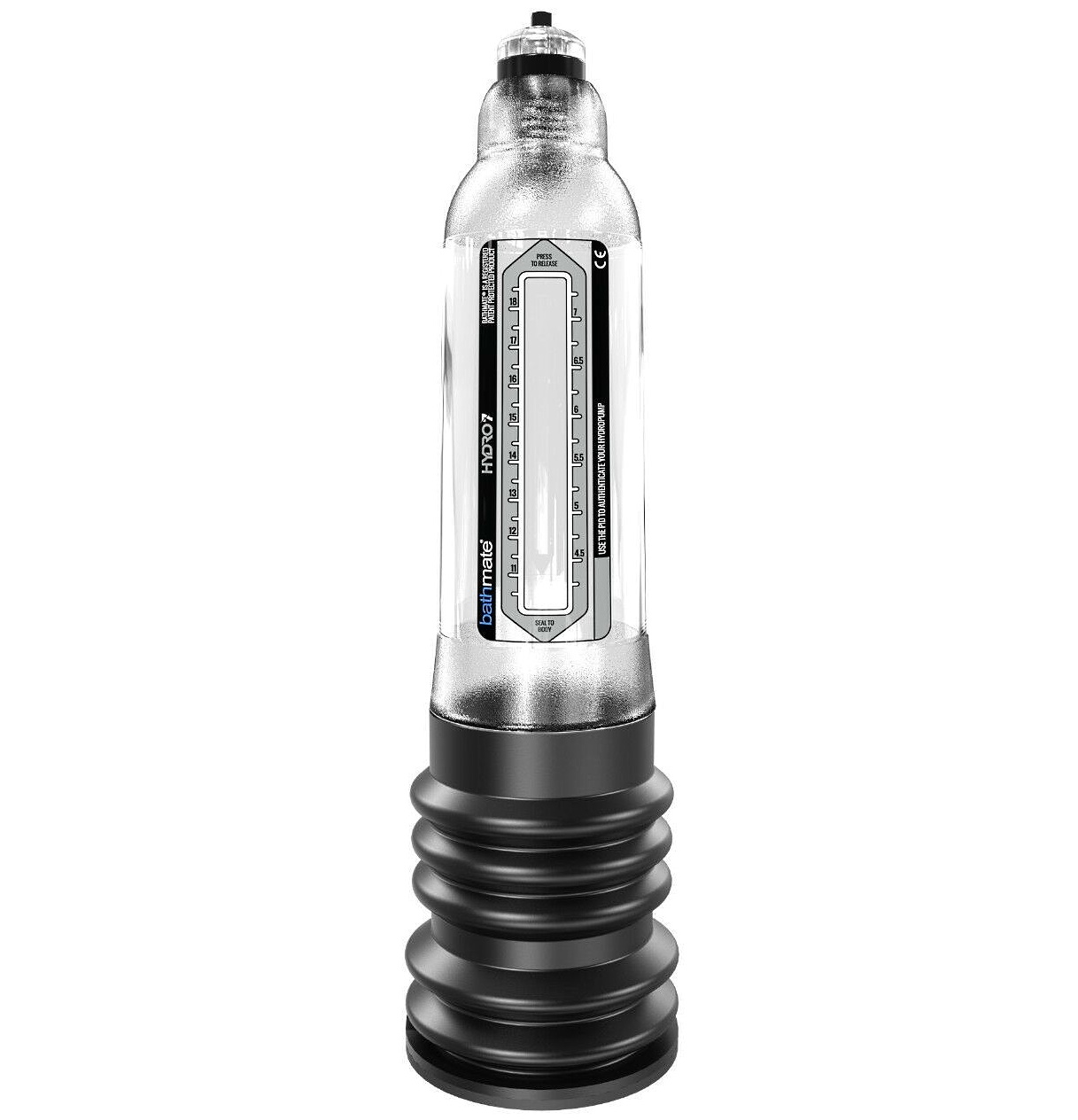 Фото Bathmate, Великобритания Гидропомпа Bathmate Hydro7 Crystal прозрачная