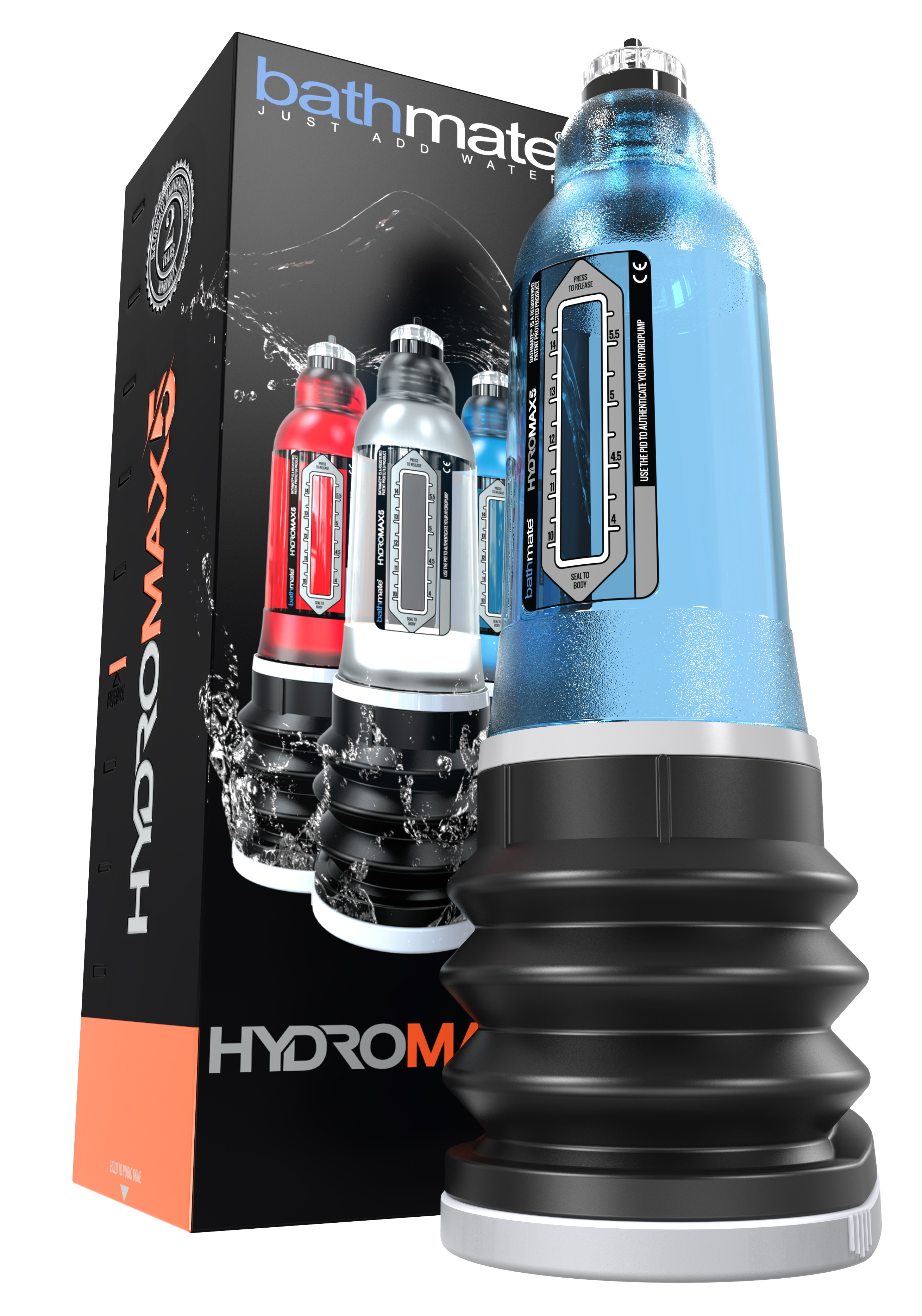 Bathmate, Великобритания Гидропомпа Bathmate HydroMax7 Wide Boy синяя — купить в Минске Фото Bathmate, Великобритания Гидропомпа Bathmate HydroMax7 Wide Boy синяя