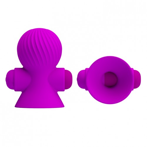 Изображение Pretty Love, Китай Пурпурные вибропомпы для сосков Nipple Sucker