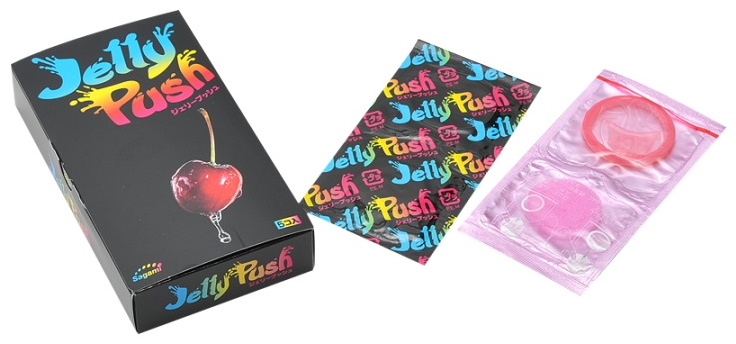 Изображение Sagami, Япония Презервативы с дозированием лубриканта Sagami Jelly Push 5 шт