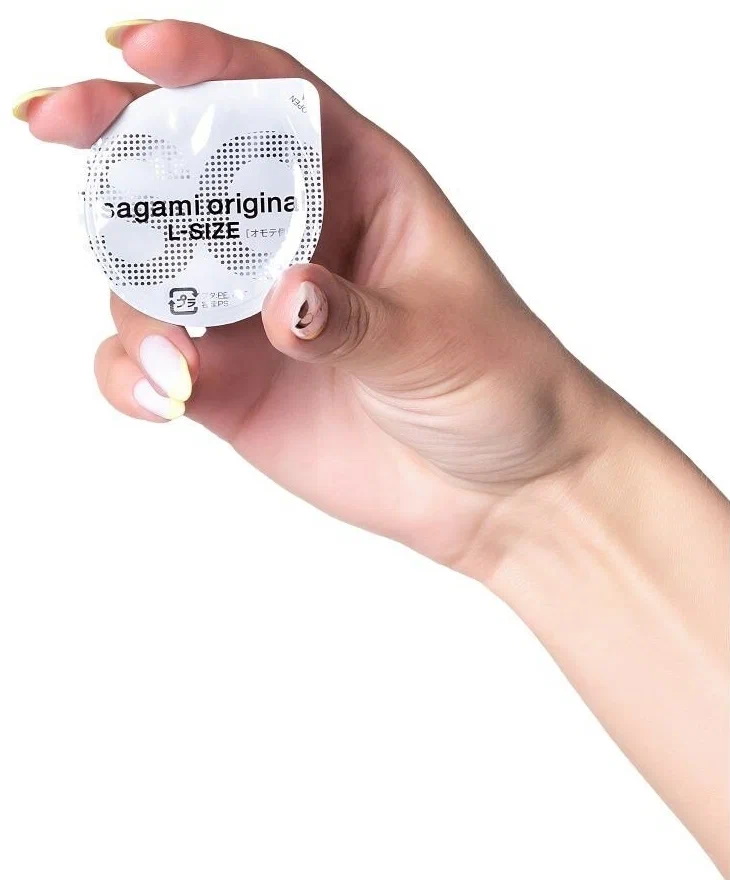 Фото Sagami, Япония Полиуретановые презервативы Sagami Original 0,02 L-size 12 шт