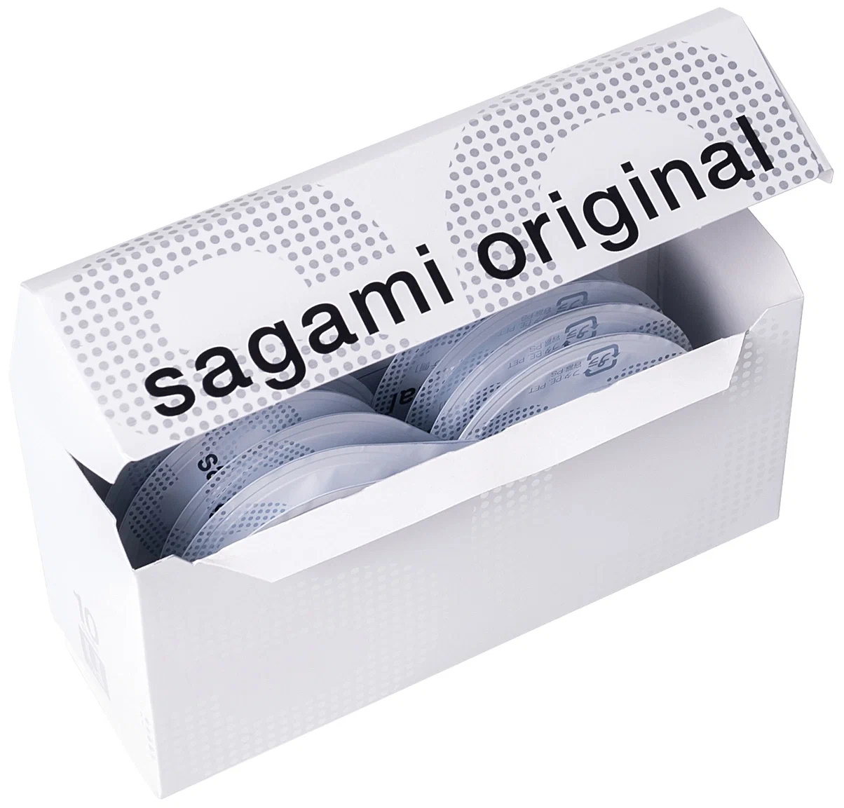 Фото Sagami, Япония Полиуретановые презервативы Sagami Original 0,02 L-size 12 шт