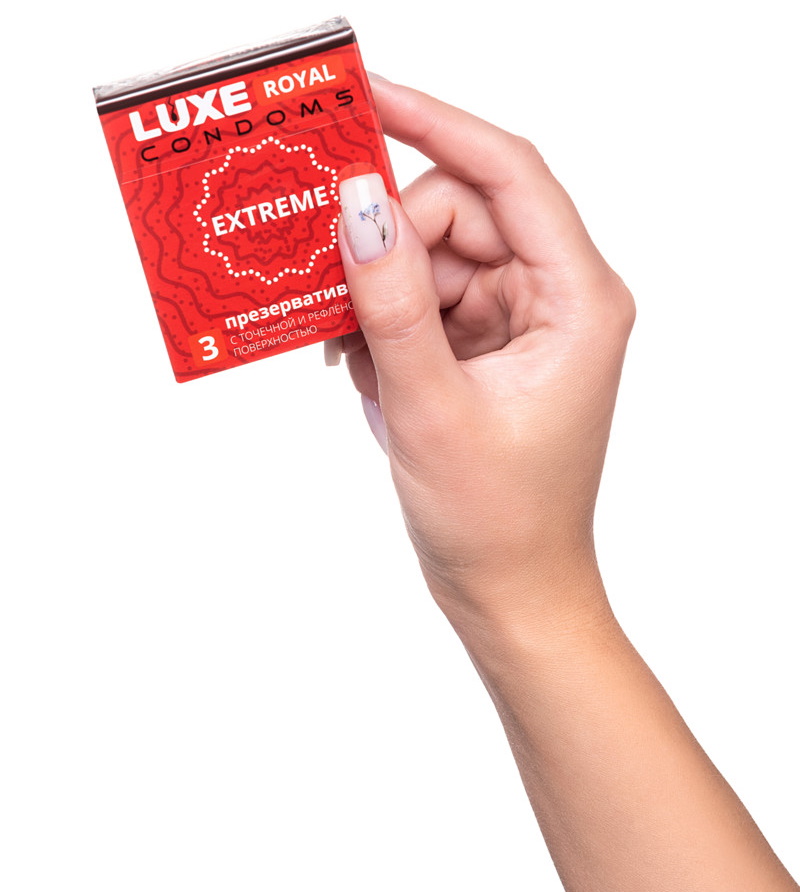 Изображение Luxe Презервативы рифленые Luxe Royal Extreme 3 шт