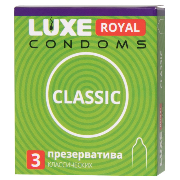 Фото Luxe Презервативы Luxe Royal Classic 3 шт