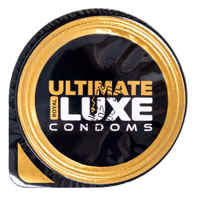 Изображение Luxe Презерватив черный Luxe Black Ultimate Болт На 32 с ароматом вишни