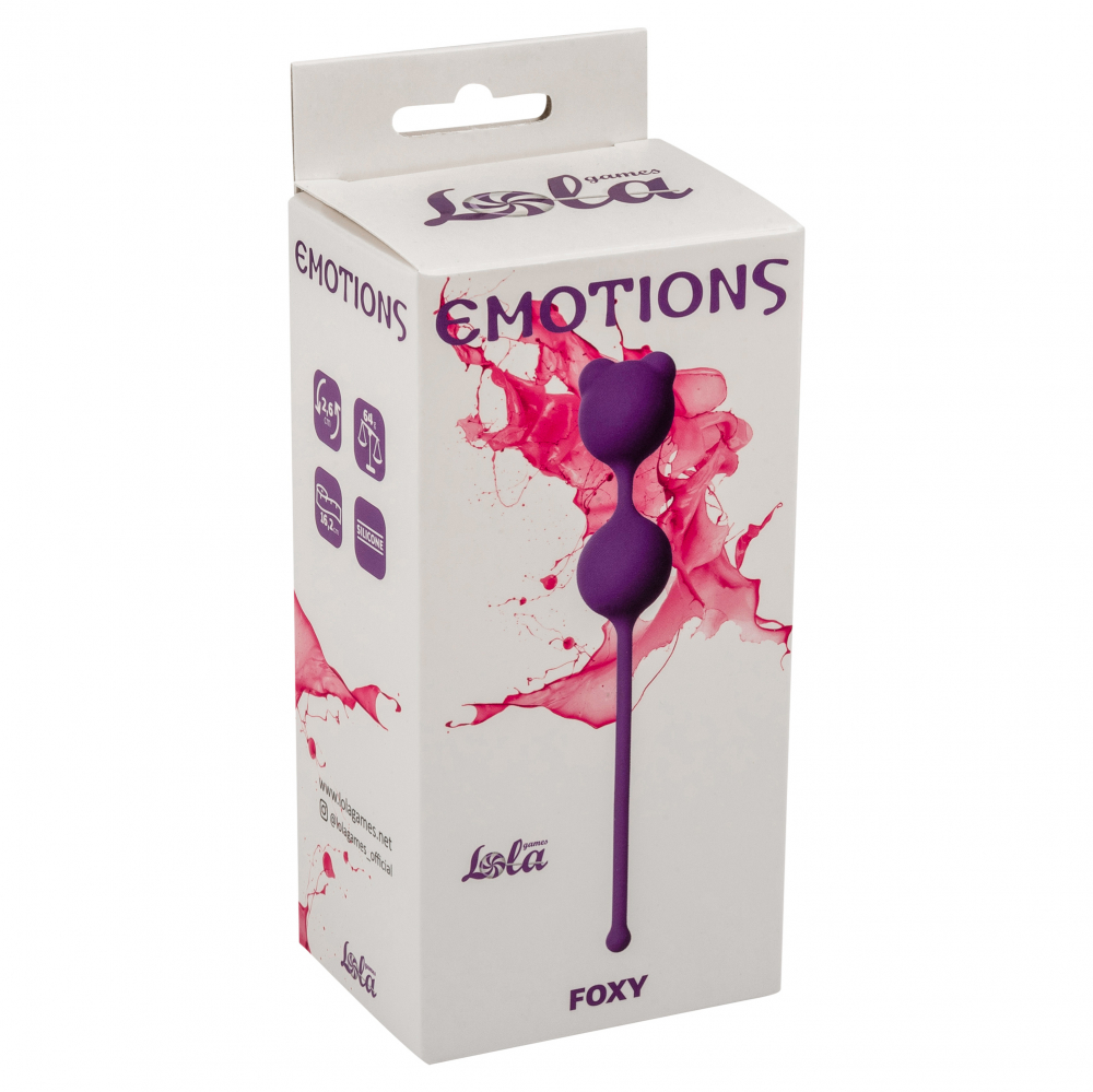 Lola Toys, Россия Фиолетовые вагинальные шарики Emotions Foxy — купить в Минске Фото Lola Toys, Россия Фиолетовые вагинальные шарики Emotions Foxy