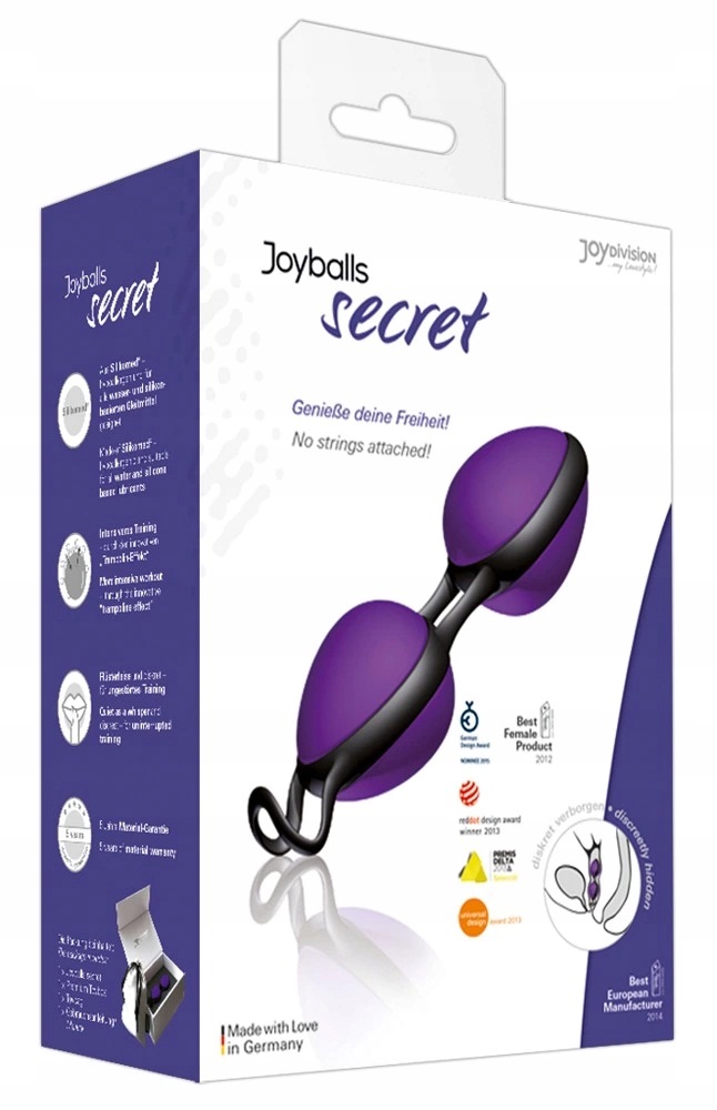 Фото Orion, Германия Вагинальные шарики Joyballs secret фиолетовые