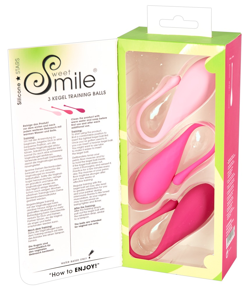 Изображение Orion, Германия Набор вагинальных шариков Sweet Smile (50 гр, 95 гр,130 гр)