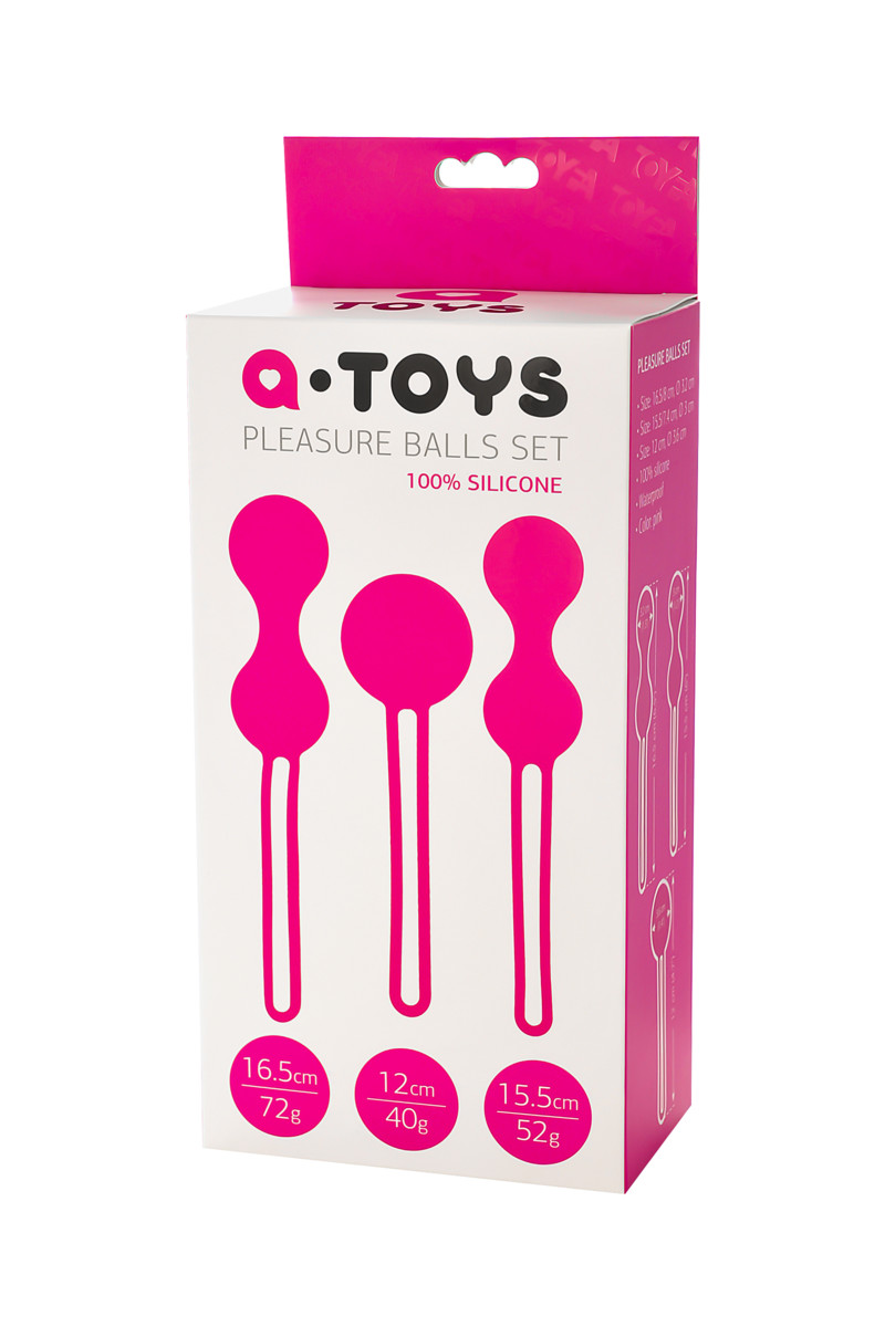 A-toys by TOYFA Набор вагинальных шариков A-Toys со смещенным центром тяжести — купить в Минске Фото A-toys by TOYFA Набор вагинальных шариков A-Toys со смещенным центром тяжести