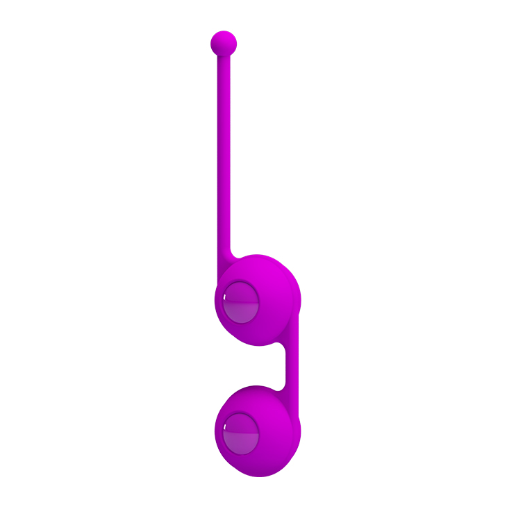 Фото Pretty Love, Китай Вагинальные шарики со смещённым центром тяжести Pretty Love Kegel Tighten Up III фиолетовые