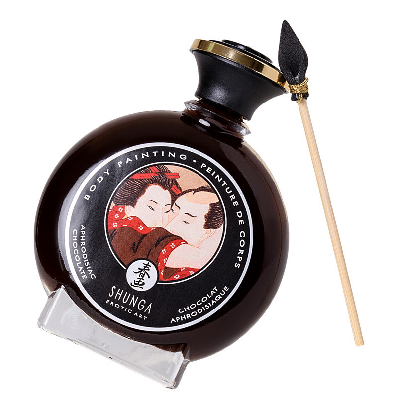 Изображение Shunga, Канада Съедобная крем-краска для тела Shunga Aphrodisiac Chocolate шоколад 100 мл